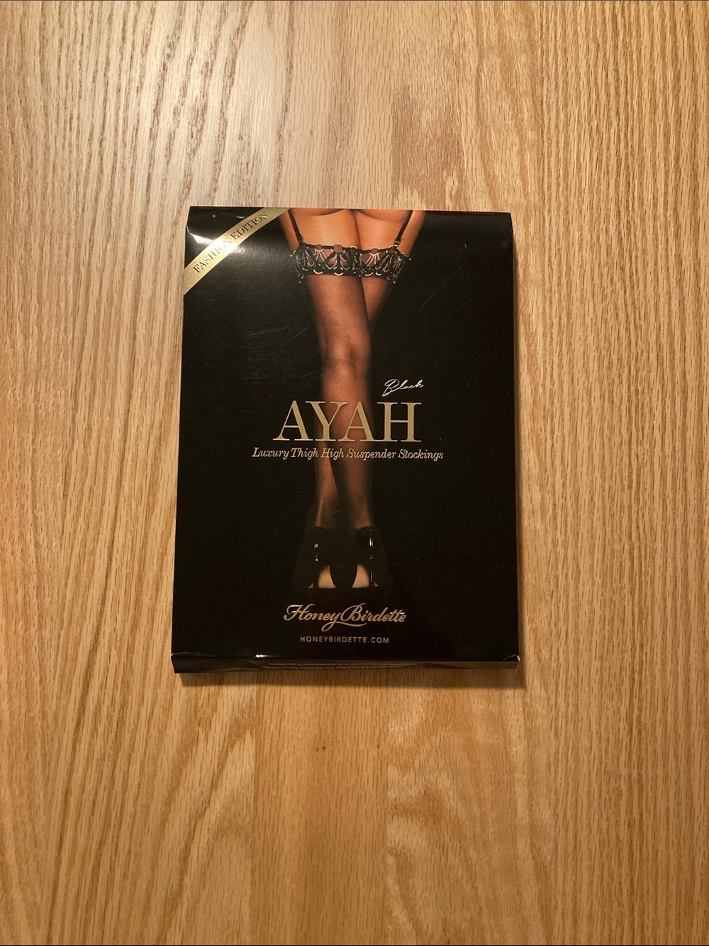 Honey Birdette Ayah Luxury Thigh High Suspender Stockings